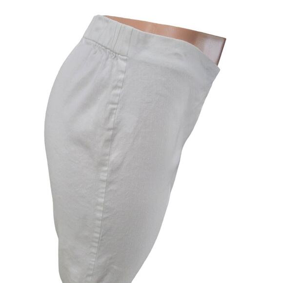 J. Jill Women's Linen Elastic Waist Cropped Lightweight Summer‎ Pants Size Small - Picture 13 of 14